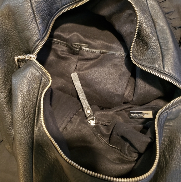 Charles David Black Leather Tote Bag - Picture 8 of 11